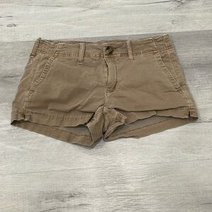 AE KHAKI MIDI SHORT